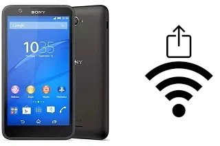 Generar QR con la clave Wifi en un Sony Xperia E4 Dual