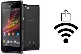 Generar QR con la clave Wifi en un Sony Xperia M