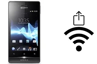 Generar QR con la clave Wifi en un Sony Xperia miro