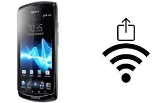 Generar QR con la clave Wifi en un Sony Xperia neo L