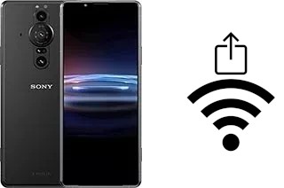 Generar QR con la clave Wifi en un Sony Xperia Pro-I