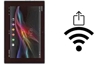 Generar QR con la clave Wifi en un Sony Xperia Tablet Z LTE