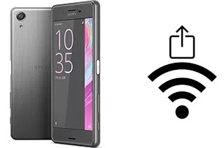 Generar QR con la clave Wifi en un Sony Xperia X Performance