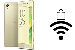 Generar QR con la clave Wifi en un Sony Xperia X