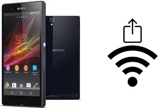 Generar QR con la clave Wifi en un Sony Xperia Z