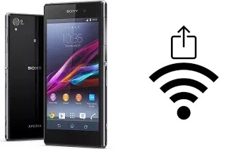 Generar QR con la clave Wifi en un Sony Xperia Z1