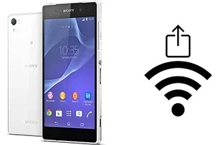 Generar QR con la clave Wifi en un Sony Xperia Z2