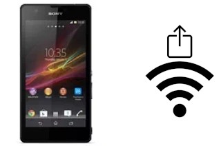 Generar QR con la clave Wifi en un Sony Xperia ZR