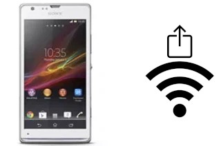 Generar QR con la clave Wifi en un Sony Xperia SP