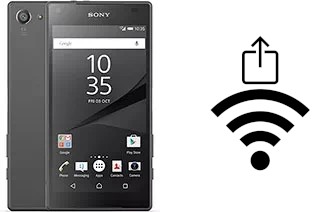 Generar QR con la clave Wifi en un Sony Xperia Z5 Compact