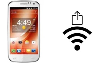 Generar QR con la clave Wifi en un Spice Mi-450 Smartflo Ivory