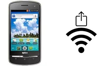 Generar QR con la clave Wifi en un Spice Mi-350