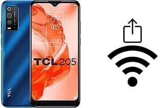 Generar QR con la clave Wifi en un TCL 205