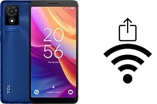 Cómo generar un código QR con la contraseña Wifi en un TCL 501