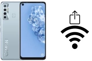 Generar QR con la clave Wifi en un Tecno Camon 17 Lite