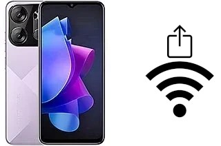 Generar QR con la clave Wifi en un Tecno Pop 7 Pro