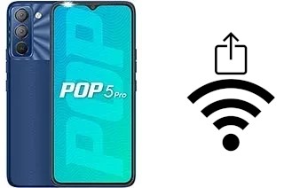 Generar QR con la clave Wifi en un Tecno Pop 5 Pro