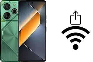 Cómo generar un código QR con la contraseña Wifi en un Tecno Pova 6 Pro