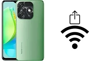 Cómo generar un código QR con la contraseña Wifi en un Tecno Spark 10C