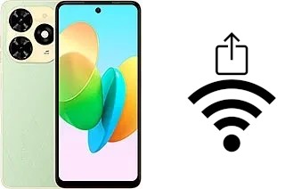 Cómo generar un código QR con la contraseña Wifi en un Tecno Spark 20P