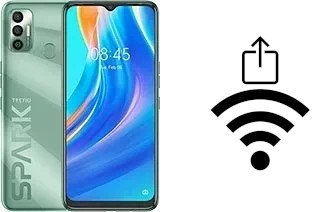 Generar QR con la clave Wifi en un Tecno Spark 7