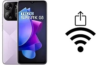 Generar QR con la clave Wifi en un Tecno Spark Go 2023