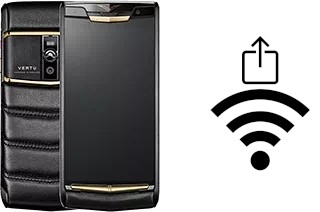 Generar QR con la clave Wifi en un Vertu Signature Touch (2015)