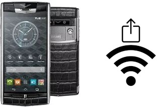 Generar QR con la clave Wifi en un Vertu Signature Touch