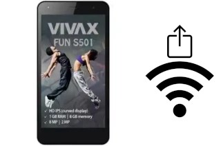 Generar QR con la clave Wifi en un Vivax Fun S501