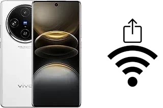 Generar QR con la clave Wifi en un vivo X100s Pro