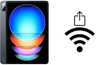 Cómo generar un código QR con la contraseña Wifi en un Xiaomi Pad 6S Pro 12.4