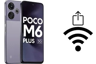 Cómo generar un código QR con la contraseña Wifi en un Xiaomi Poco M6 Plus