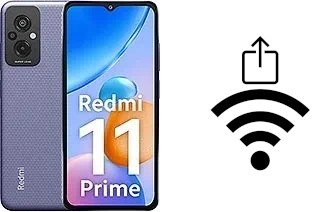 Cómo generar un código QR con la contraseña Wifi en un Xiaomi Redmi 11 Prime