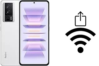 Generar QR con la clave Wifi en un Xiaomi Redmi K60 Pro