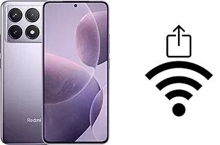 Cómo generar un código QR con la contraseña Wifi en un Xiaomi Redmi K70