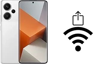 Generar QR con la clave Wifi en un Xiaomi Redmi Note 13 Pro+