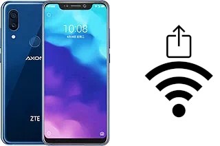 Generar QR con la clave Wifi en un ZTE Axon 9 Pro