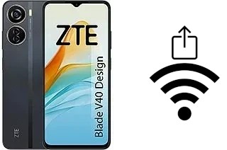 Generar QR con la clave Wifi en un ZTE Blade V40 Design