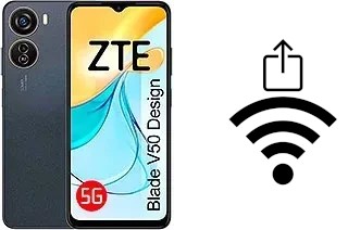 Generar QR con la clave Wifi en un ZTE Blade V50 Design